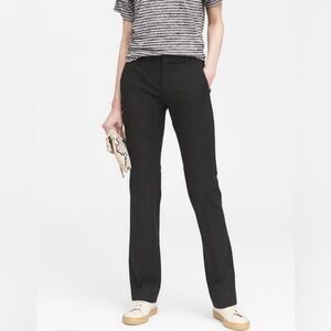 Banana Republic women’s trousers slacks Logan style black straight leg size 2